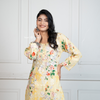 Mehek Butter Yellow Mul Kurta