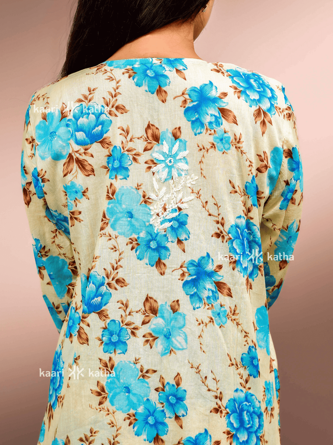 Ultimate Bliss Blue Mul Kurta Set