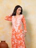 Breezy Orange Mul Kurta Set