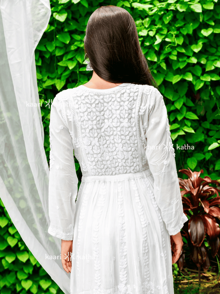 Diva White Viscose Kurta