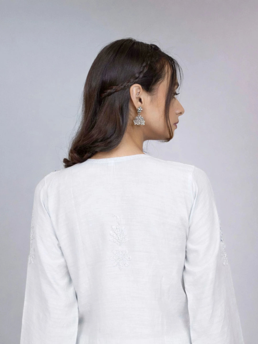 Meera White Muslin Kurta