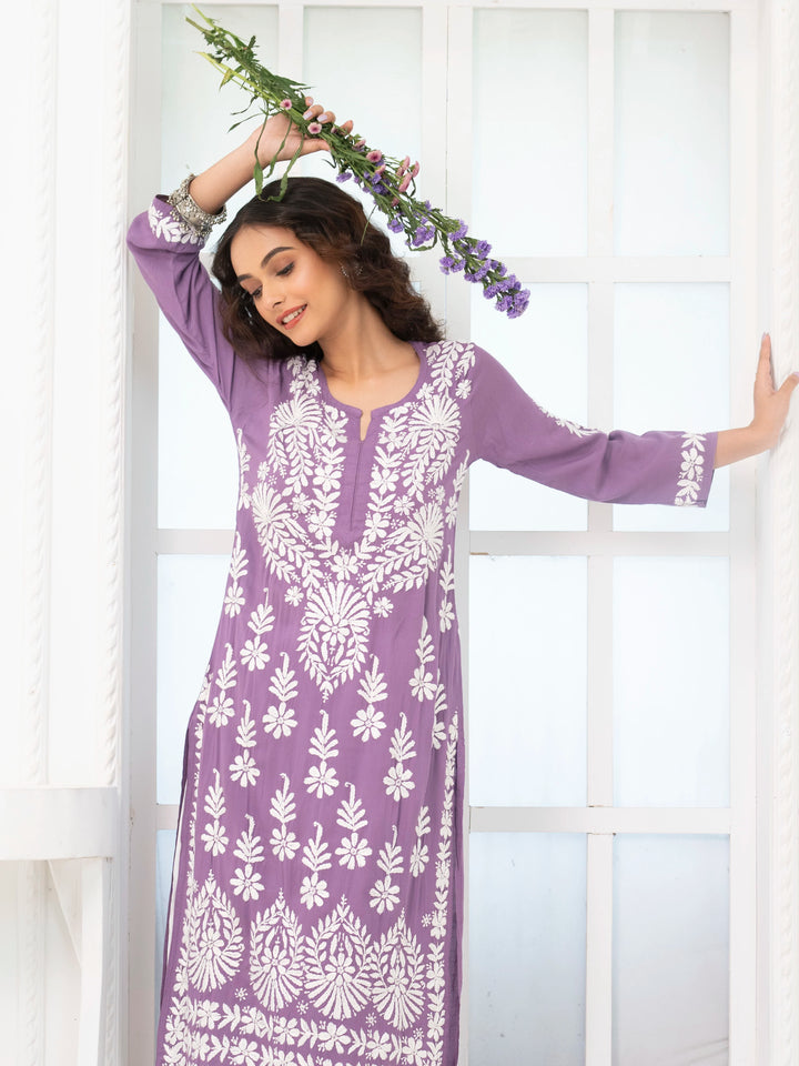 The OG Purple Modal Kurta