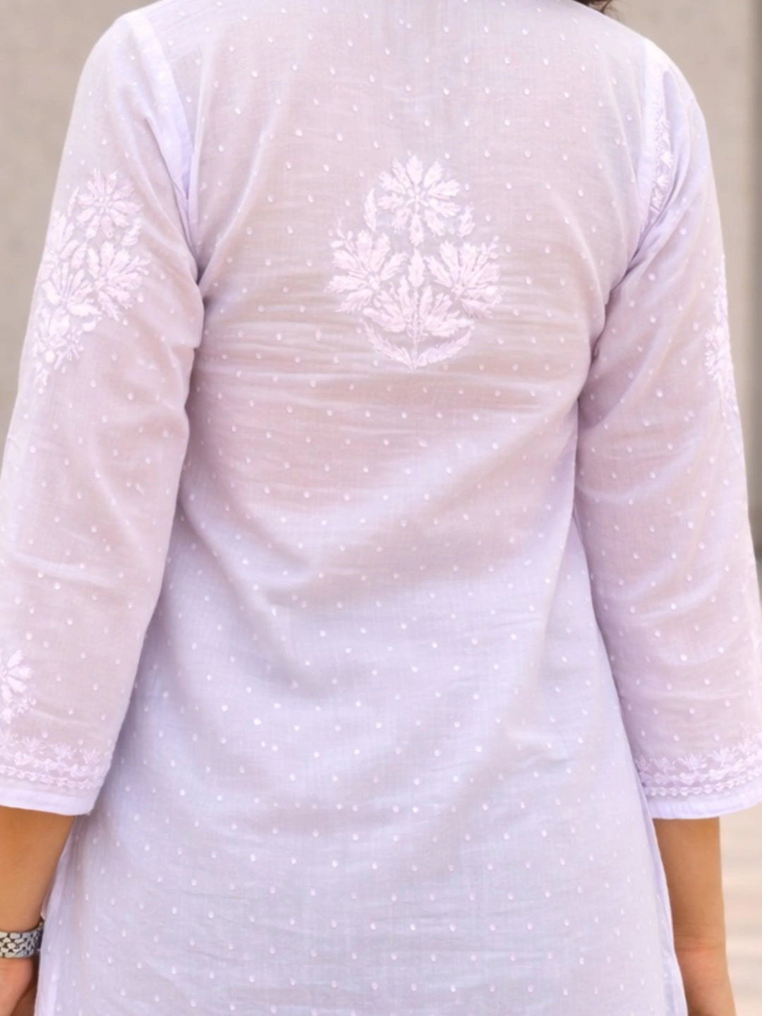 Preeti Lavender Cotton Kurti