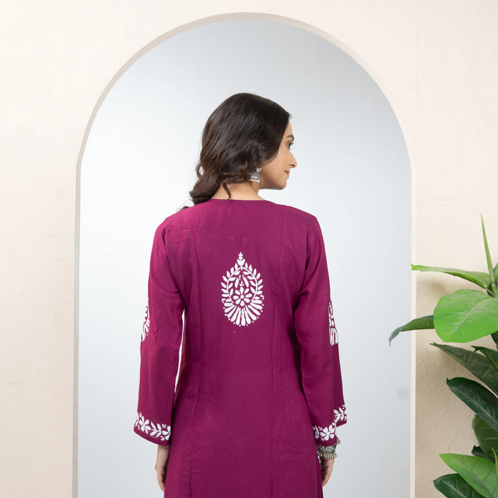 The OG Wine Modal Kurta